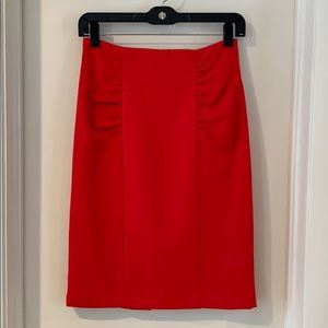 Nanette Lepore Cherry red pencil skirt - size 2